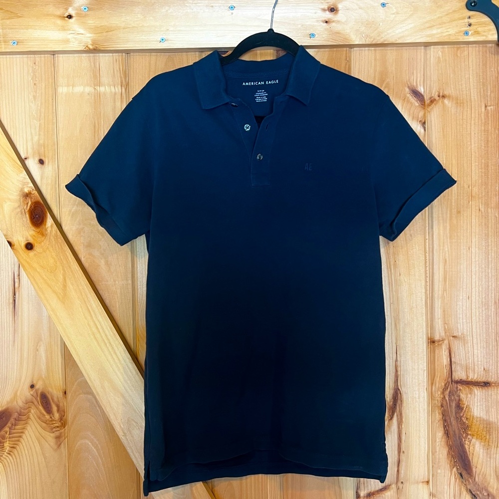 Men’s American Eagle Polo, Navy